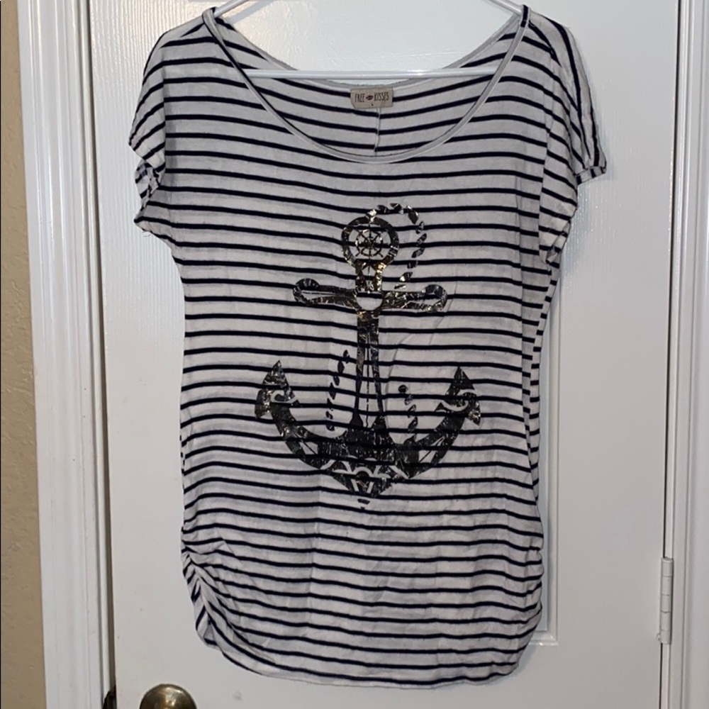 Anchor striped tee